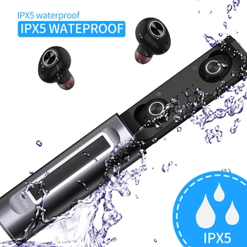 

TWS Wireless Headsets Stereo Bluetooth 5.0 Earphones Twins Binaural Earphones Handsfree Sports Gaming Earbuds with Charger Box