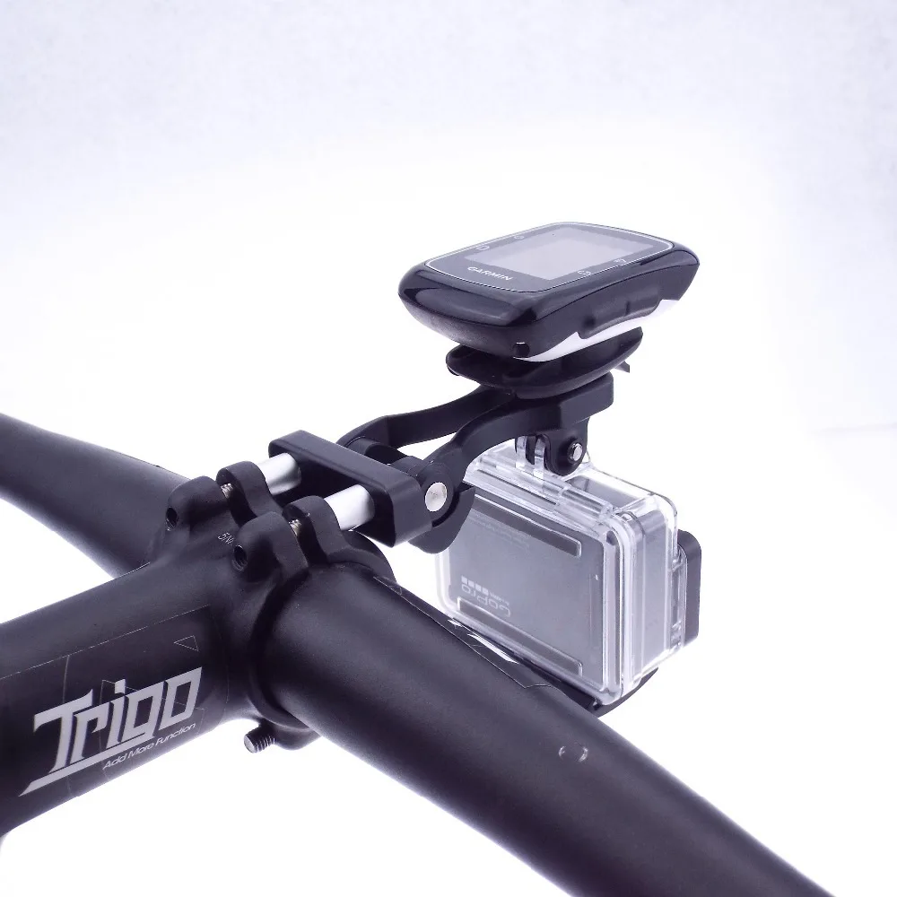 Крепление для мобильного телефона TRIGO и крепление для освещения go pro и Garminn edge mount, крепление перед стеблем