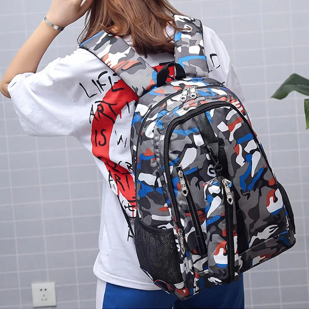 green Studente Scuola Color 2 Sacchetto Zaino Estivo Camouflage blue orange Trekkingtraveling Red Per Zainetto Color Color Capienza Campeggio Pz Escursioni Grande Di Color Le Dello 1vqzxwPBr1