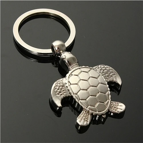 Cute Sea Turtle Keyring Keychain Classic 3D Pendant Key Chain Creative