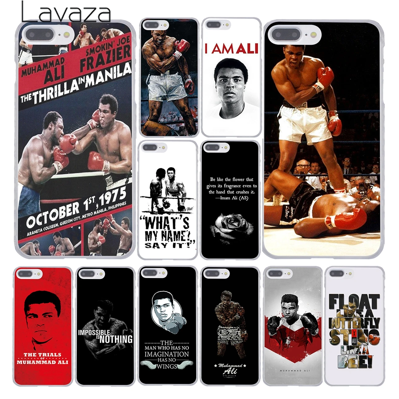 

Lavaza Muhammad Ali boxing champion Fashion Hard Phone Case for iPhone XR X XS 11 Pro Max 10 7 8 6 6S 5 5S SE 4 4S Cover