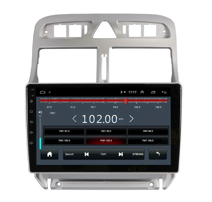 Discount 2.5D 9 inch Android 8.1 Car Multimedia player for peugeot 307 307SW 307CC 2003-2013 car radio stereo gps navigation BT wifi 17