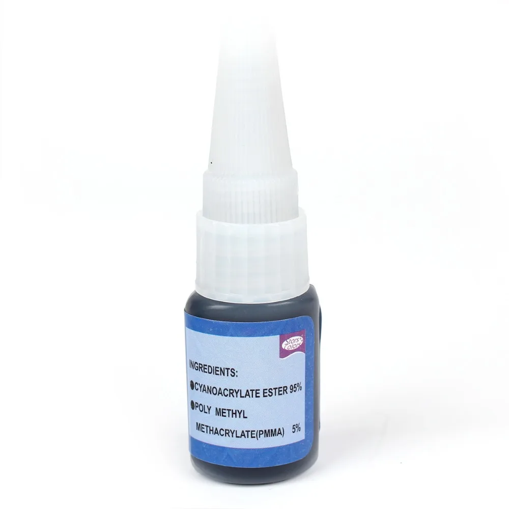 Individuais Cílios Postiços Cola Ferramentas Maquiagem Olhos Extensão Insípido Não Irritante 10 Pçs 15ml 6 10 pçs 15ml individuais cílios postiços cola