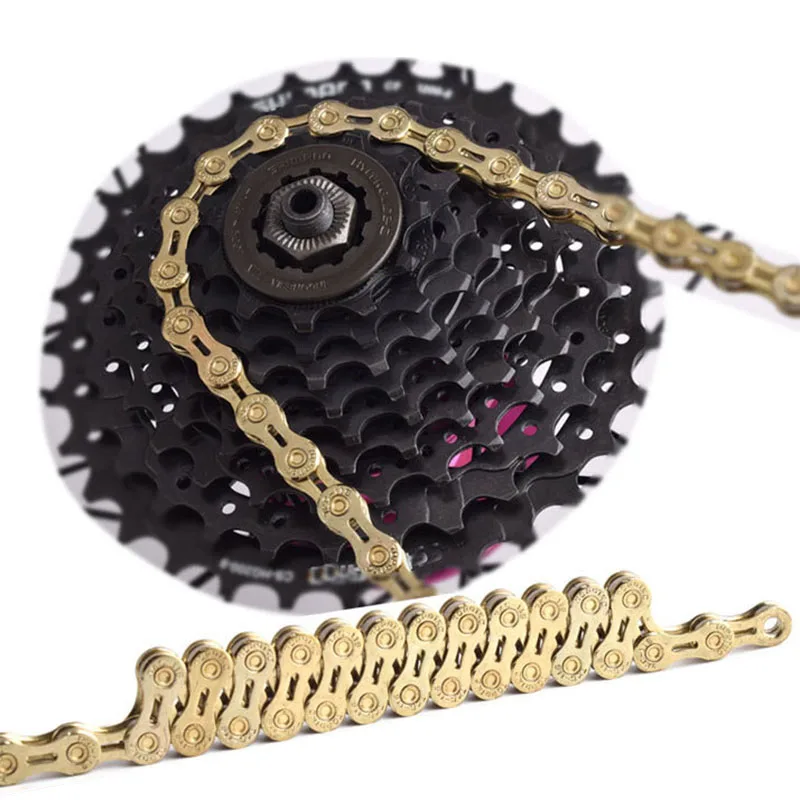 

Newly Mountain Bike Road Bicycle Chain 9 10 11 Speed Bicycle Replacement Accessories 19ing