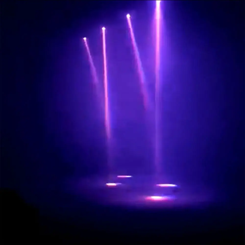 Светодиодный сценический мини светильник DMX512 прожектор с вращающимся лучом CREE RGB