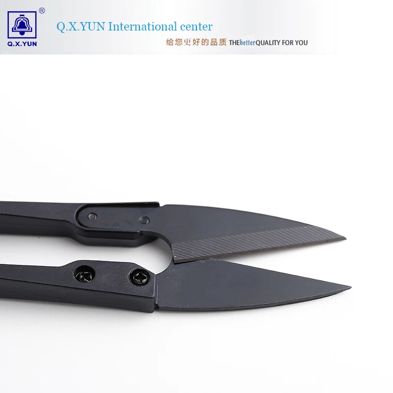 Q. X. YUN высокое качество пряжи ножницы TC-805B резьбы зажимы ножницы с пластиковыми ручками
