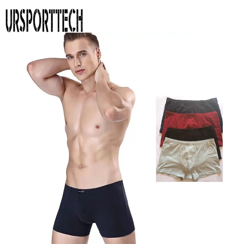 

New Brand Men's Cotton Boxer Underwear High Waist Without Traces of Comfortable Breathable Summer Men Boxers Underwear Wholesale