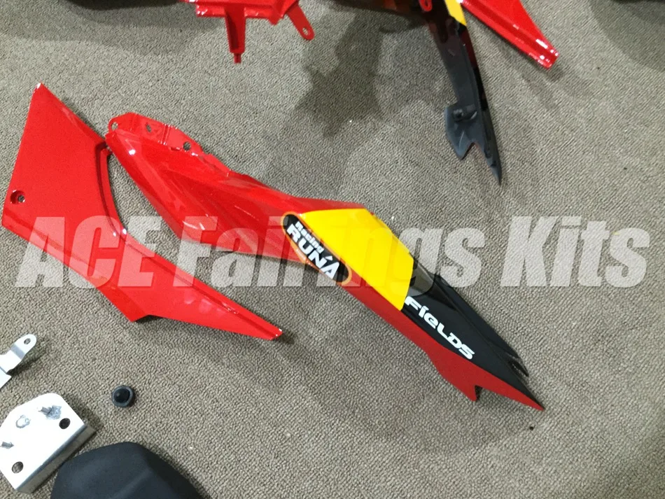 Топ ABS полный обтекатель для Kawasaki Ninja300 EX300 300R 2013 13 14 15 16 17 обтекатели комплект+ крышка бака красный белый