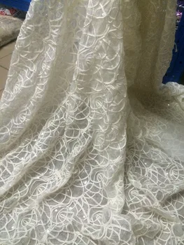 

factory price Summer style CGL42328 tulle lace cloth for wedding uniform free shipping