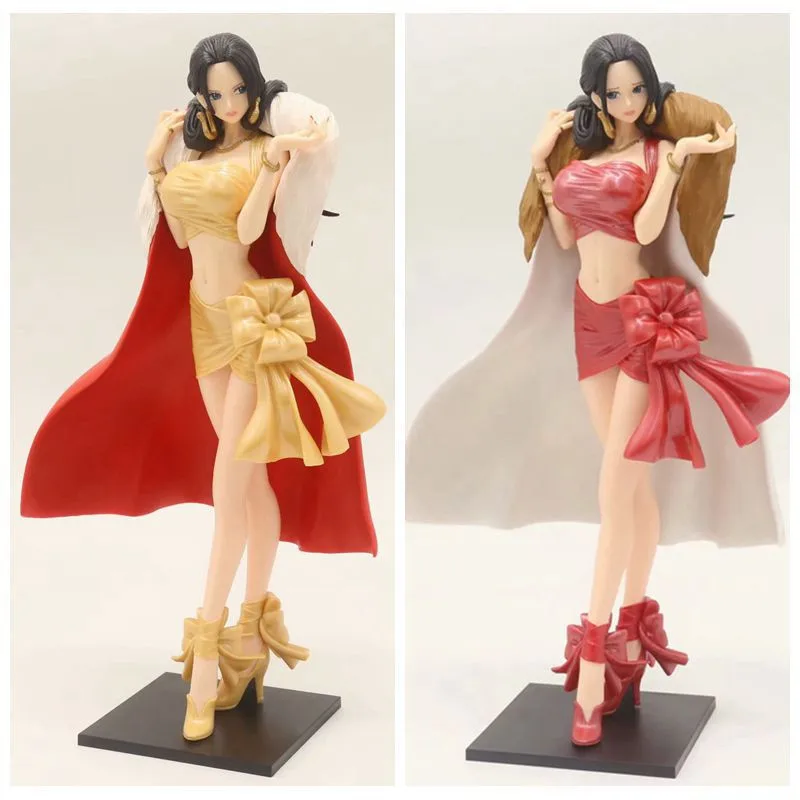 New Anime One Piece Boa Hancock PVC Action Figure Toys Sexy Girl Christmas Cloak Hancock Figuras Dolls Brinquedos 25cm  (2)