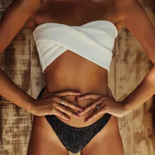 Женские трусы бикини, однотонные купальники, пляжная одежда, блестящие плавки, купальники, купальник, микро трусики, нижнее белье