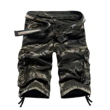 Мужские повседневные шорты Новые камуфляжные шорты армейские хлопковые мужские шорты Карго camo heren korte broeken