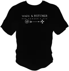 Оригинальная футболка для бритья Wade & Butcher Straight Razor
