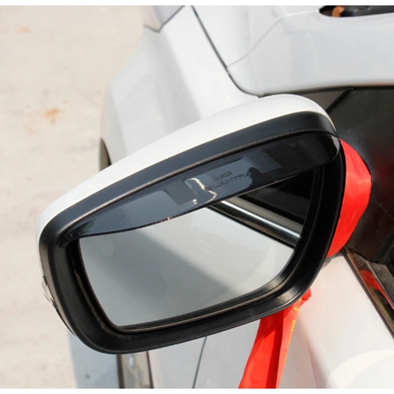 

For Nissan Qashqai 2007-2016 ABS Plastic Rain Shade Awnings Side Door Rearview Mirror Sun Visor Protector Cover Car Styling 2Pcs