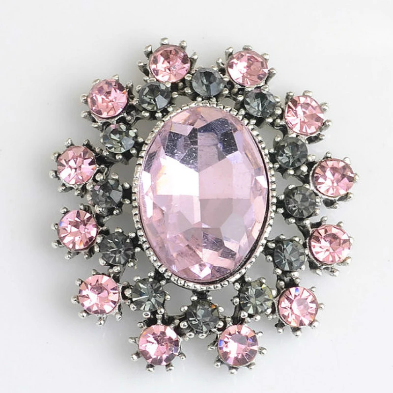 

Decorative buttons Metal pink Rhinestone buttons for craft Flatback Crystal buttons Horse eye buttons