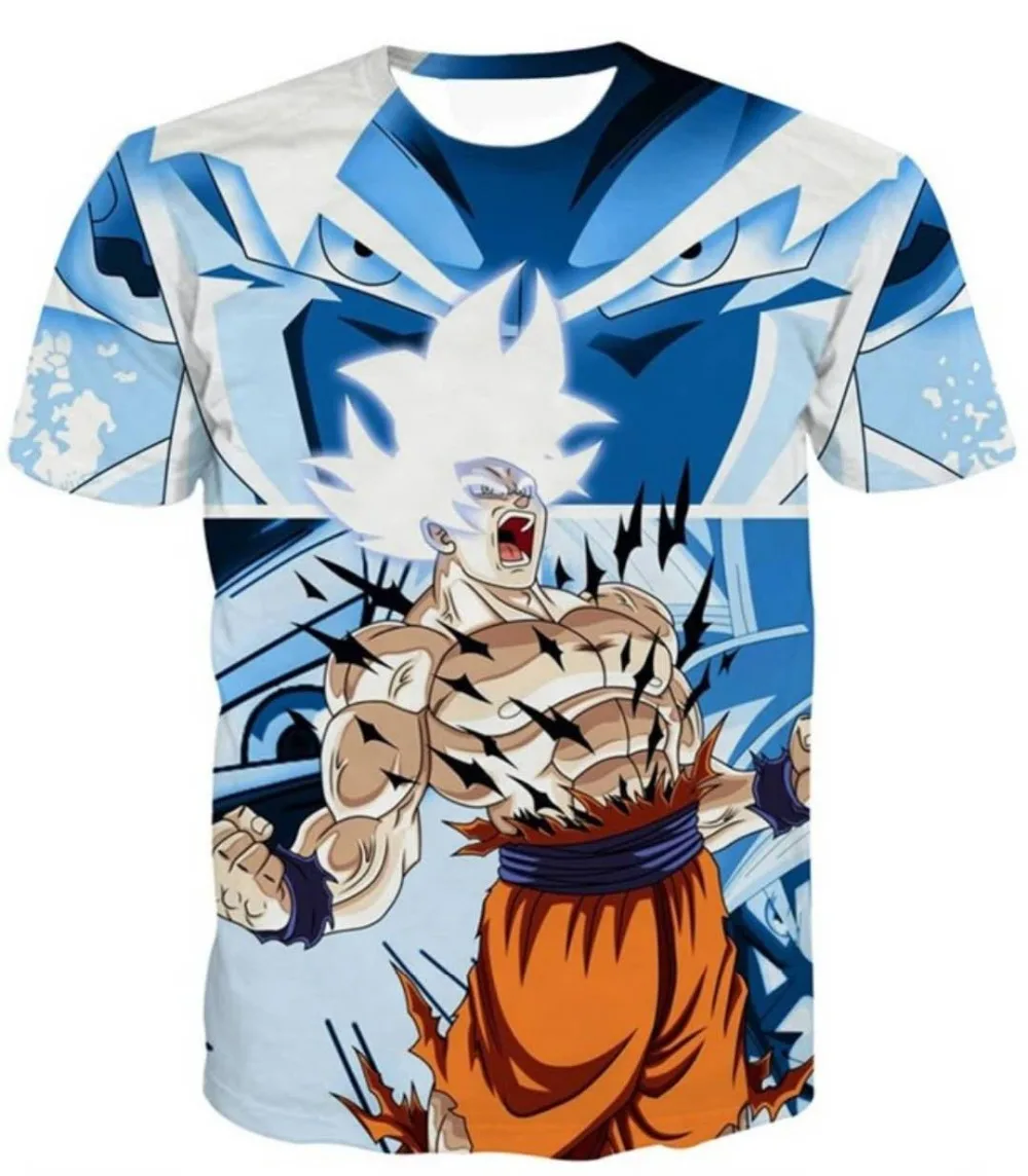 

2019 latest fashion brand T-shirt hip-hop 3d printing dragon ball large size S - 4 xl 3d t-shirt summer cool T-shirt clothes