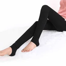 Новое поступление осень-зима Стиль леггинсы Для женщин плюс бархат, длиной до лодыжек; плотные теплые штаны