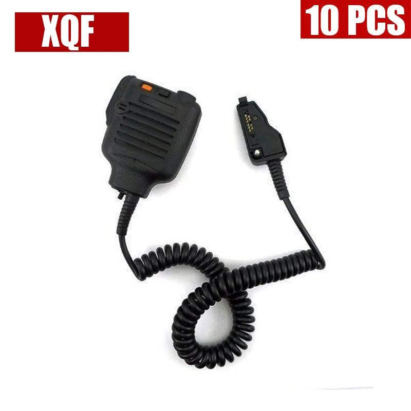 XQF 10 шт. Ручной плеча Динамик микрофон для Kenwood TK280 tk2140 TK385 tk3140 Радио