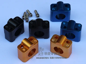 

CNC modified motocross adjustable handlebar adapter Clamp motorcycle 22mm- 28mm Fat Bar 1-1/8" Pit Bike Motocross Motorcycle