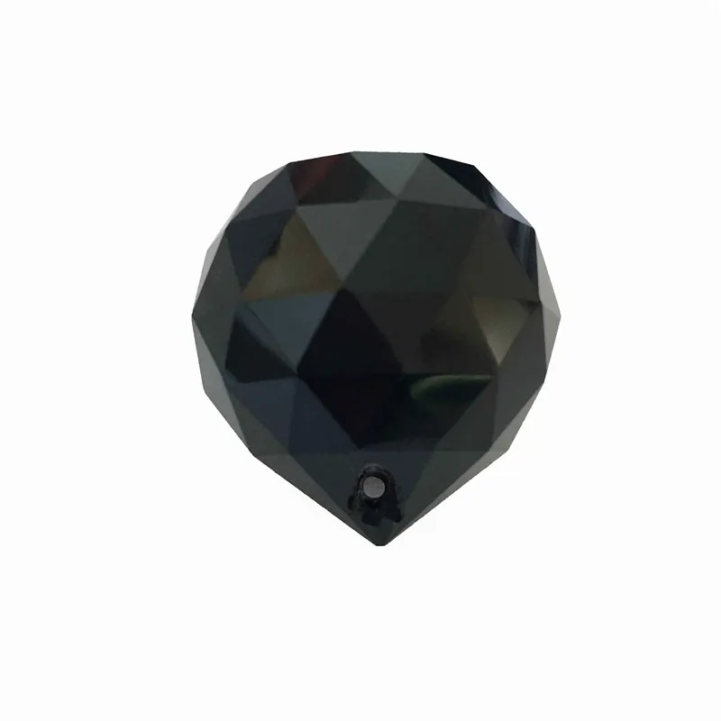 40 шт./партия, 40 мм черный цвет окно кристаллическое занавеска кулон/Хрустальная люстра шар и Кристальный шар-светильник