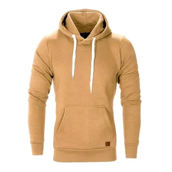 

Droppshiping Men Winter Hoodies Long Sleeves Pockets Hooded Pullover Minimalist Casual Sports Tops dg88