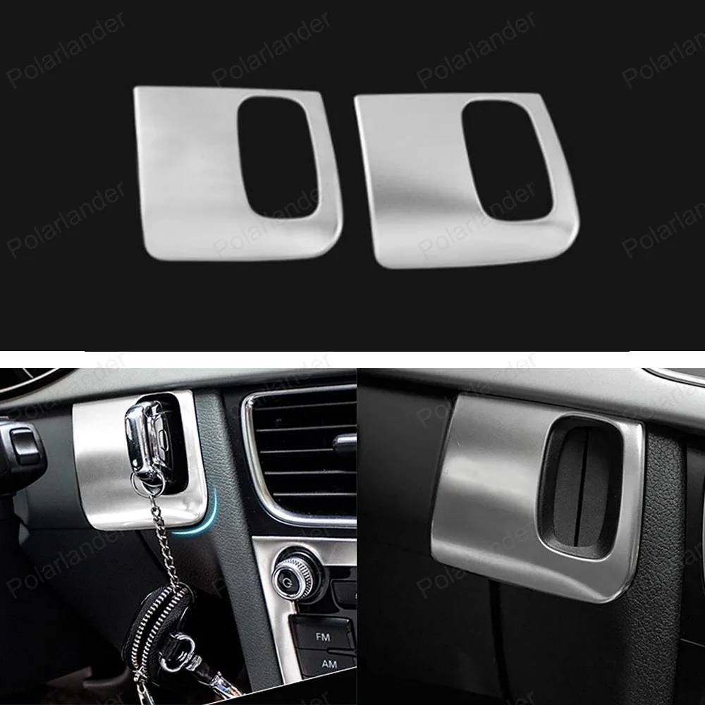 Car Keyhole Decorative Cover Trim 3D Sticker For Audi A5 A4 09 15