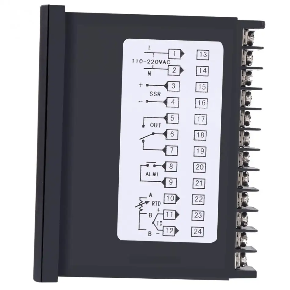 AC85 264V Высокоточный умный PID регулятор температуры Термостат реле TC/RTD входной