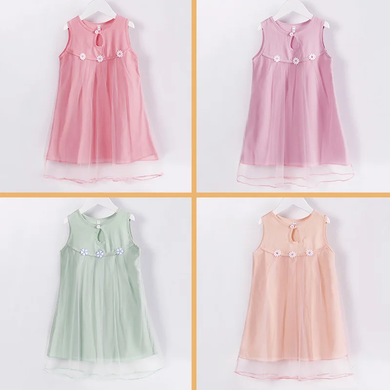

Summer Holiday Girl Dress Kids Dresses For Girls Soft Cotton Infant Dress 3Y-6Y Casual Baby Girl Clothing Toddler Children Dress