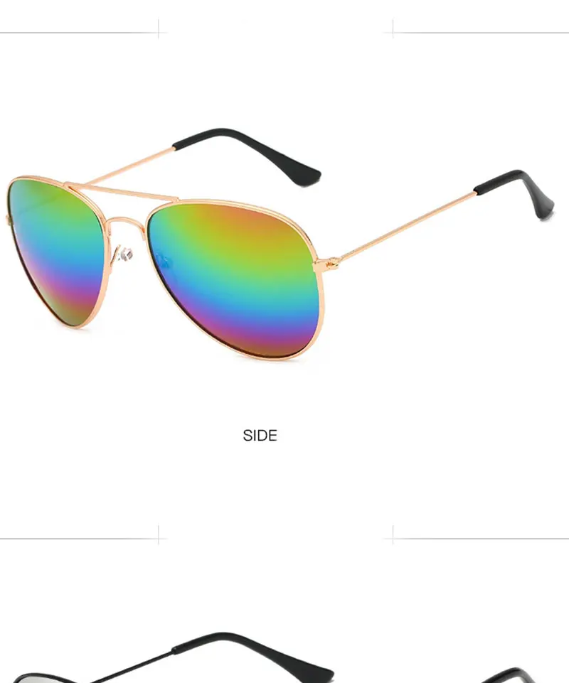 RBROVO, классические женские солнцезащитные очки пилота, Ретро стиль, металлические очки, уличные очки, зеркальные очки для покупок, солнцезащитные очки, UV400