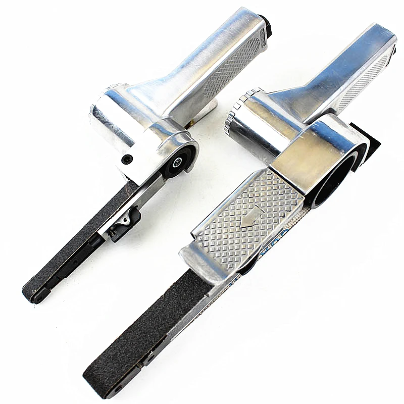 

free shipping pneumatic belt sander 10 or 20mm air band sanding machine air sandpaper tool wind polishing grinding machine