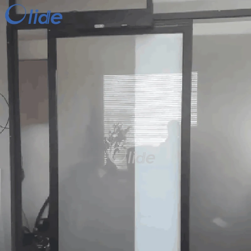 Residential Automatic Sliding Door Operator Black Electric Patio
