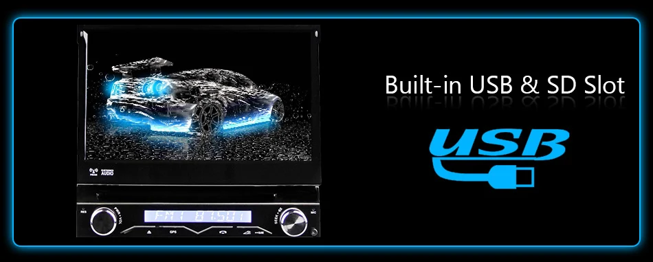 Excellent Eunavi 1 Din Android 9.0 Quad Core Car DVD Player For Universal GPS Navigation Stereo Radio WIFI MP3 Audio USB SWC PX3 22