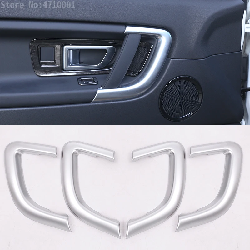 Abs Chrome Interior Door Handle Cover Trim For Land Rover