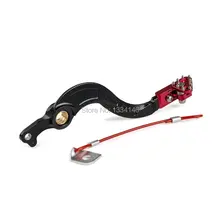 New Motorctycle Aluminum For 2010-2016 Honda CRF250R CRF 250R CNC Rear Brake Pedal Lever, Anodized Red Tip