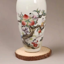 Античный Фарфор Jingdezhen фигурки цветы и птицы маленькие вазы украшения для дома