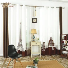 130*260 см темно-коричневые 3d Детские оконные шторы с замком для гостиной, роскошные современные шторы для спальни