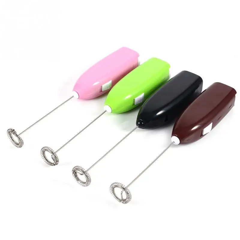 

4 Colors Electric Milk Frother Electric Handheld Mixer Blender Milk Foamer Maker For Coffee Latte Cappuccino Hot Chocolate