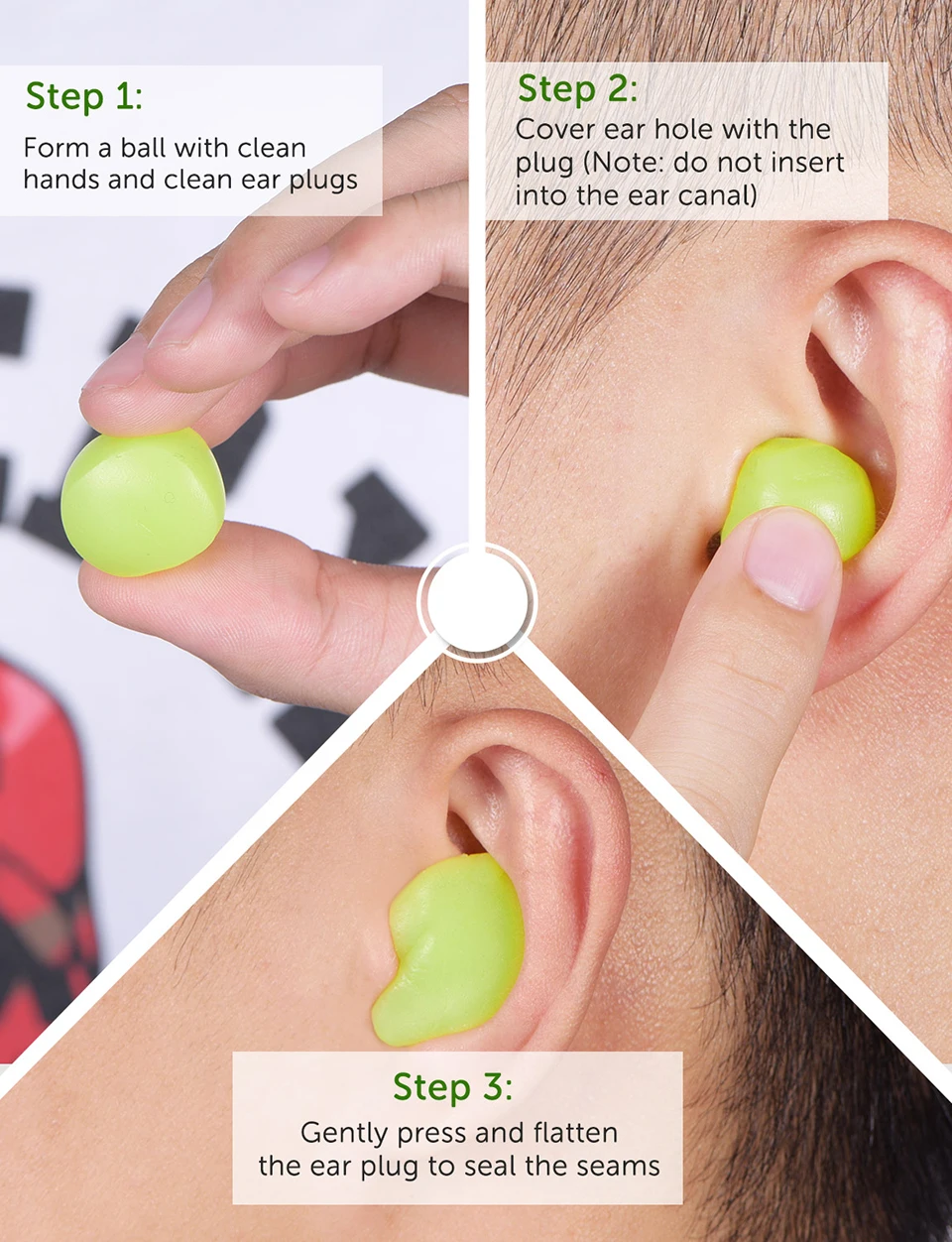 Mpow Waterproof 20PCS Silicone Soft Water Sport Earplugs Showering Protective Ear Plugs Swimming Earplugs For Children Earmuffs (6)