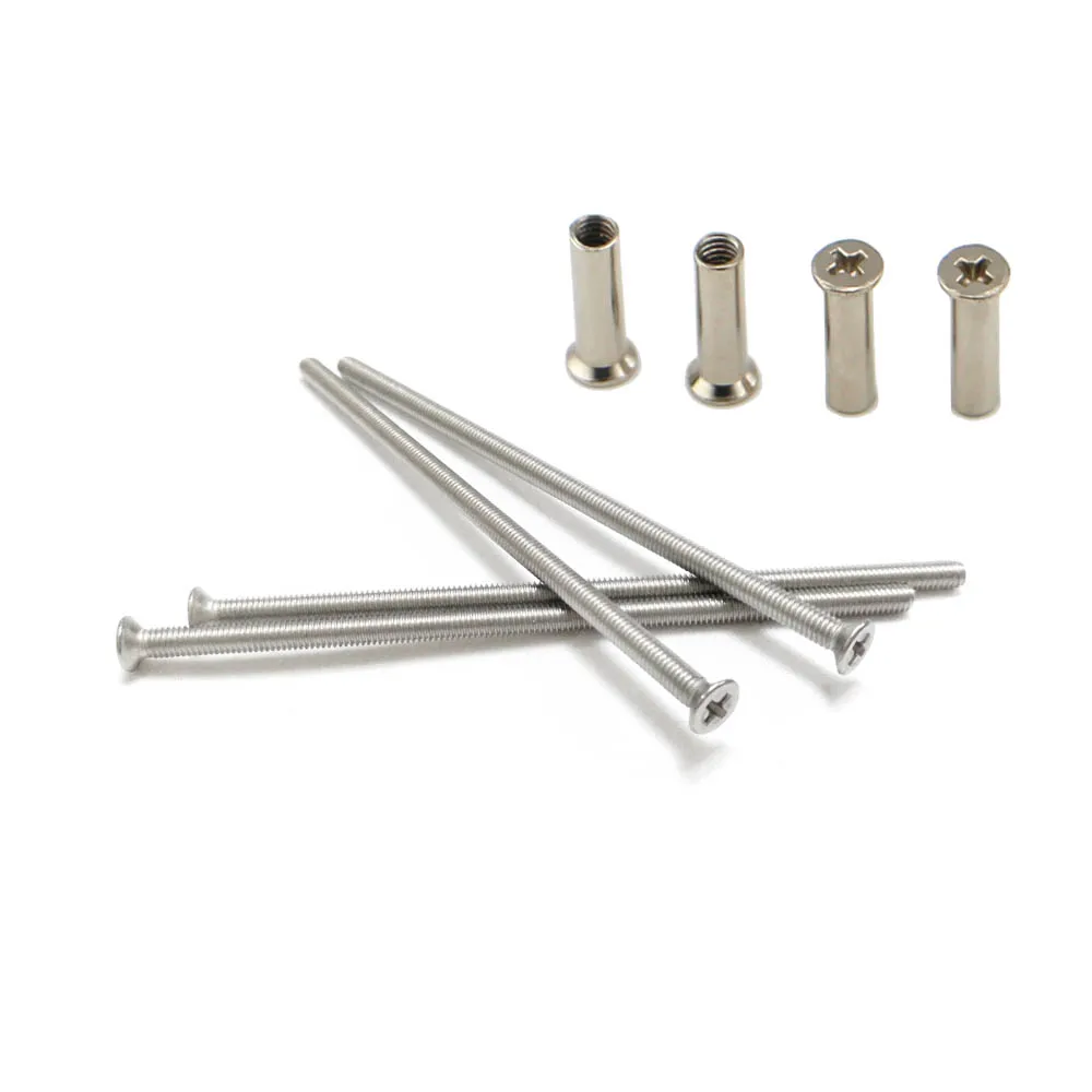 Bolts for Roses and Handles M4 Door Handle Male To Female Connecting Screws 