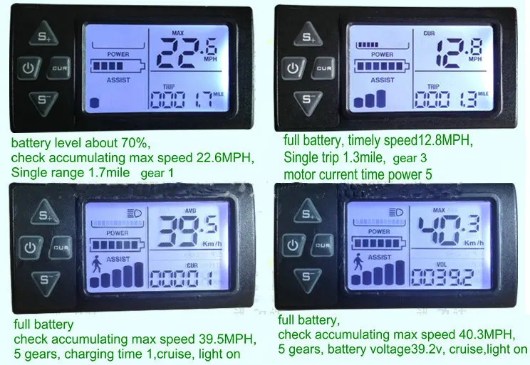 electric scooter lcd display manual for sale