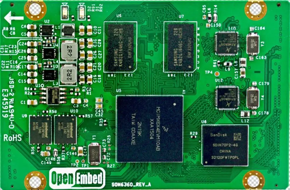 US $139.99 For imx6 imx6 Singlecore Freescale core board industrial development board