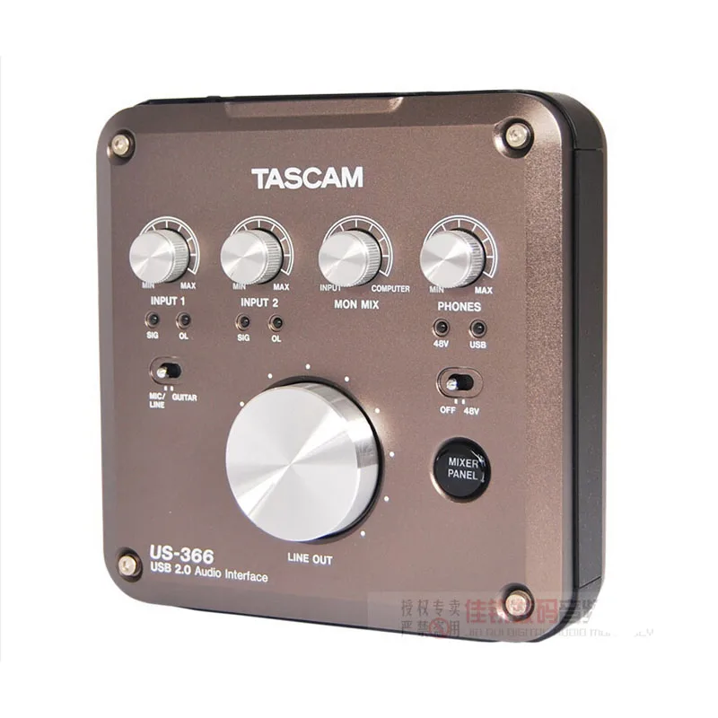 

TASCAM US-366 US366 professional voice recorder USB audio recorder interface recording sound with microphone amp