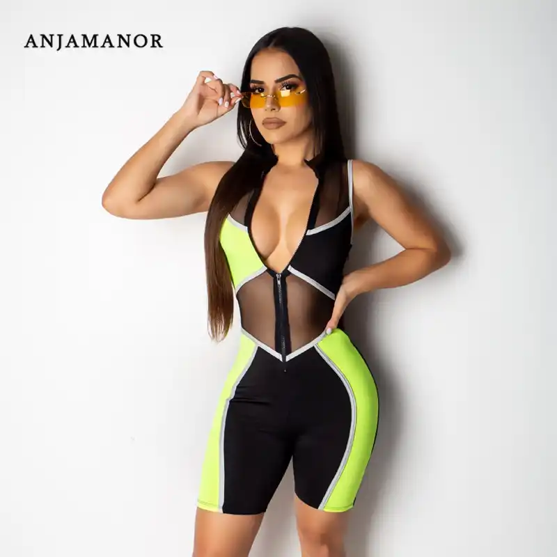 plus size spandex jumpsuit