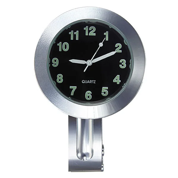 Универсальный 7/" 1" водонепроницаемый мотоцикл руль Крепление часы Черный Великобритания