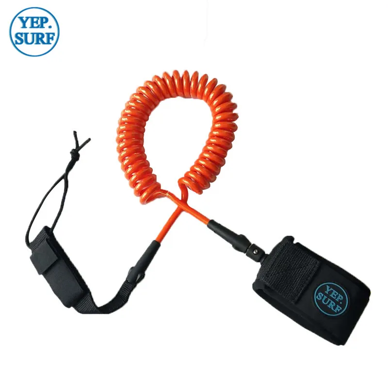 

Surf coil Leash 10ft 8mm coil Leash 5 colors destroy New Design Surfboard Leash