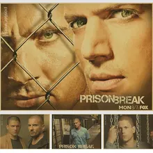 Prison Break Robert Knepper Classic American TV Home Furnishing decoration Kraft Movie Poster Drawing core Wall stickers