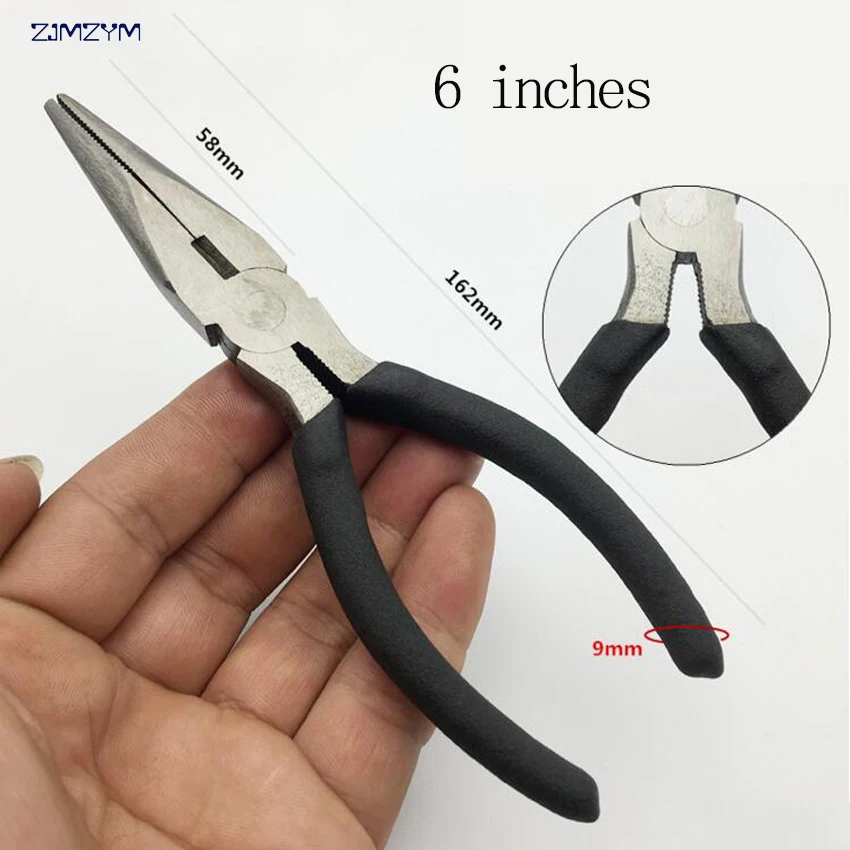 

2017 wholesale 6" Mini Electronic Pliers Diagonal Side Cutting Pliers Cable Wire Cutter Repair Pry Open Hand Tool