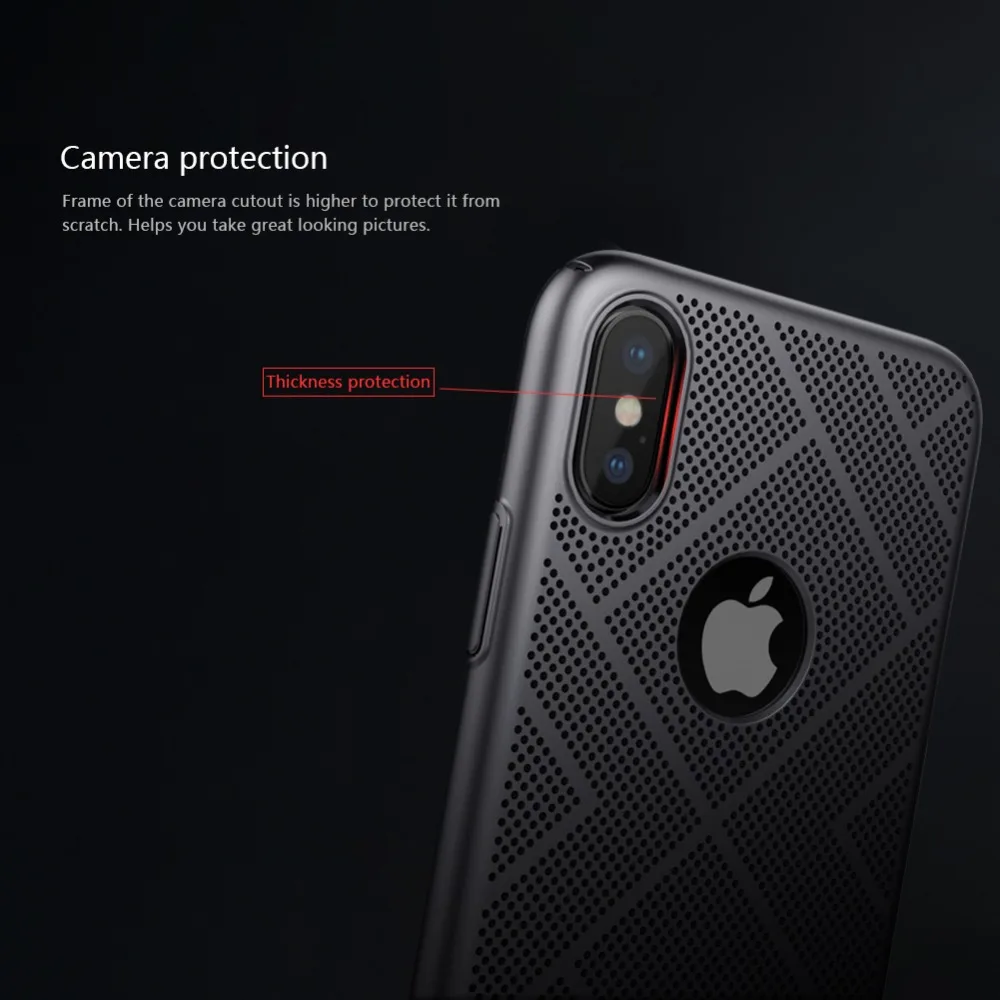 Nillkin For iPhone X Case China Wholesale Luxury Beauty Liwuid TPU PC Smart Blank Mobile Cell Phone Case Store For iPhone X (7)