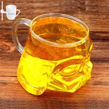

Creative 3D Star Wars Darth Vader Beer Glass Cup Home Office Bar Crystal Water Whiskey Wine Drinking Cup Skull Beer Gift 420ml