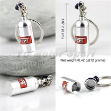 НОС Автозапчасти Мини Танк Закись азота Бутылка щепка Цвет Брелок Брелок Брелок Шкатулка Pill Box хранения
